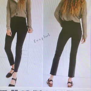 Madewell Stovepipe with Magic pockets 27T Raw Hem